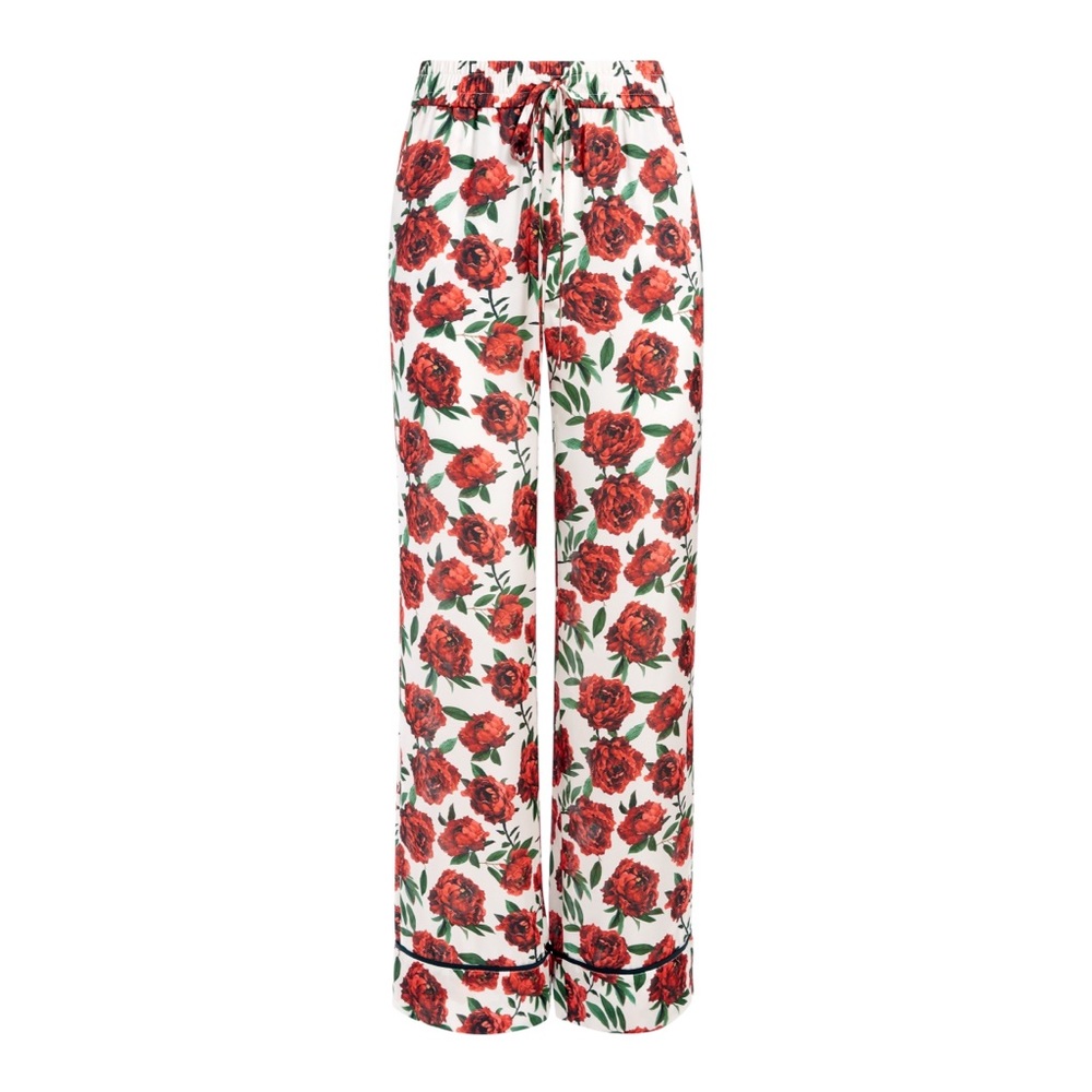 Alice & Olivia Meera Floral Pajama Pant Sz S